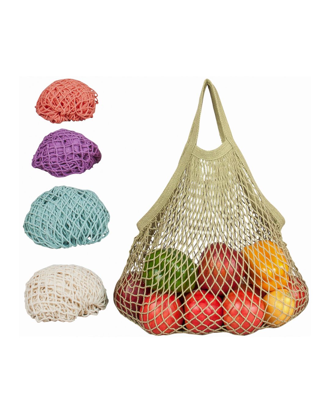 Natural Cotton Tote Handle String Bag | Variety Sets.