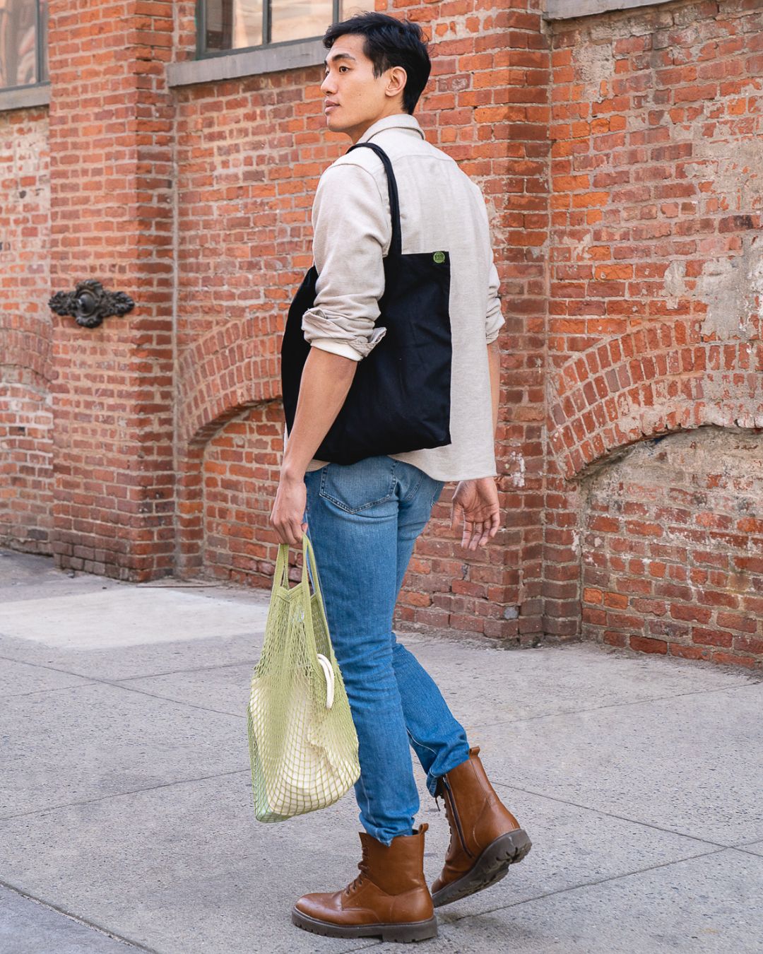 Natural Cotton Tote Handle String Bag | Variety Sets.