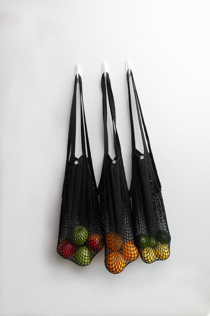 String Bag Black - Long Handle