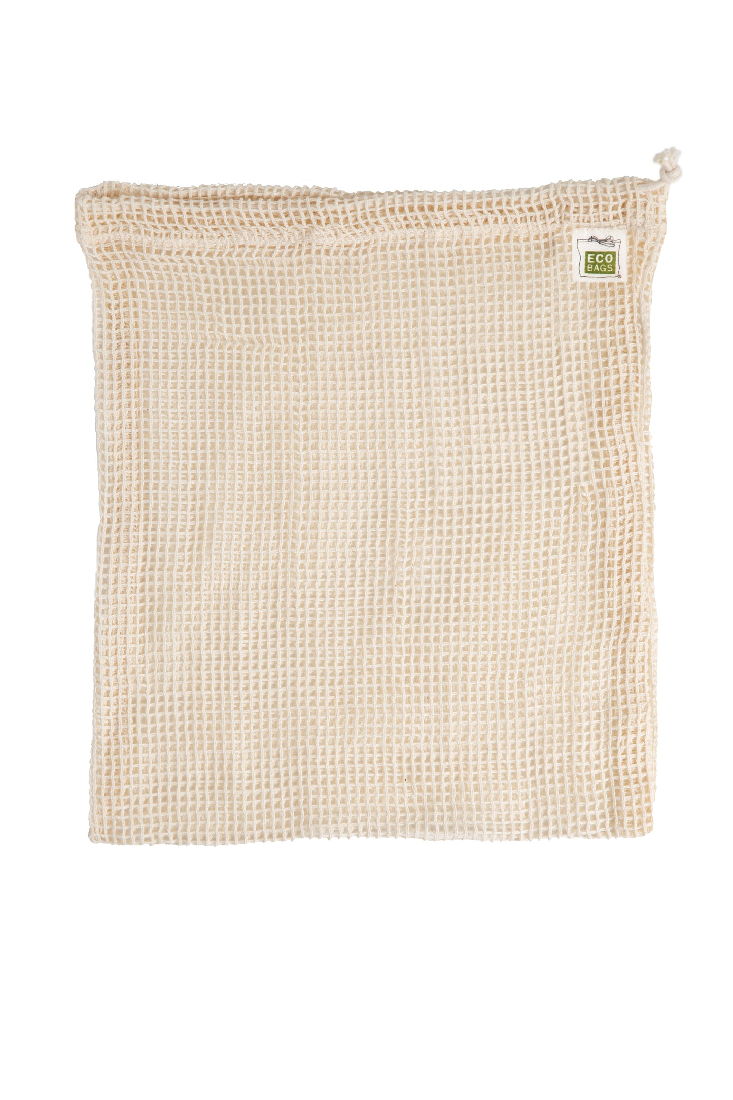 Packaged Organic Cotton Medium Mesh Bag | 3 Pack.