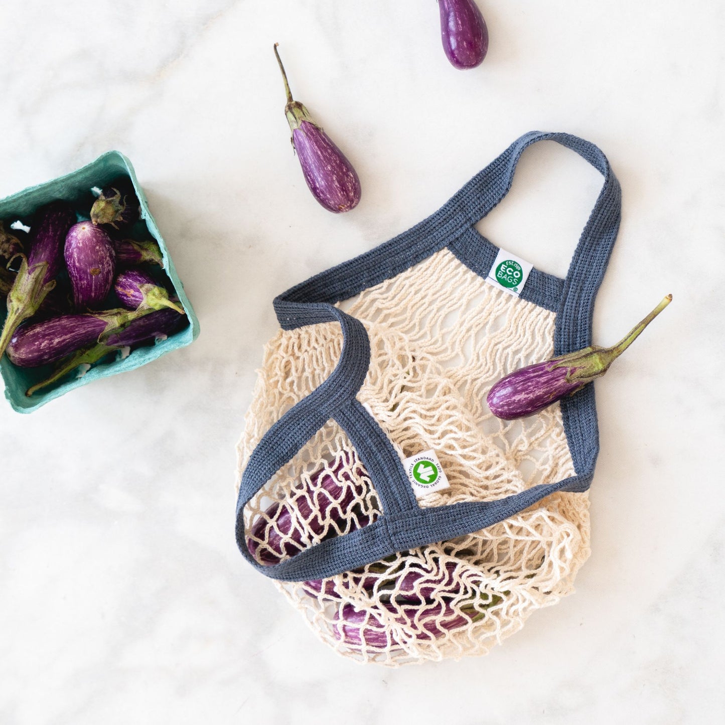 Organic Cotton Mini String Bag