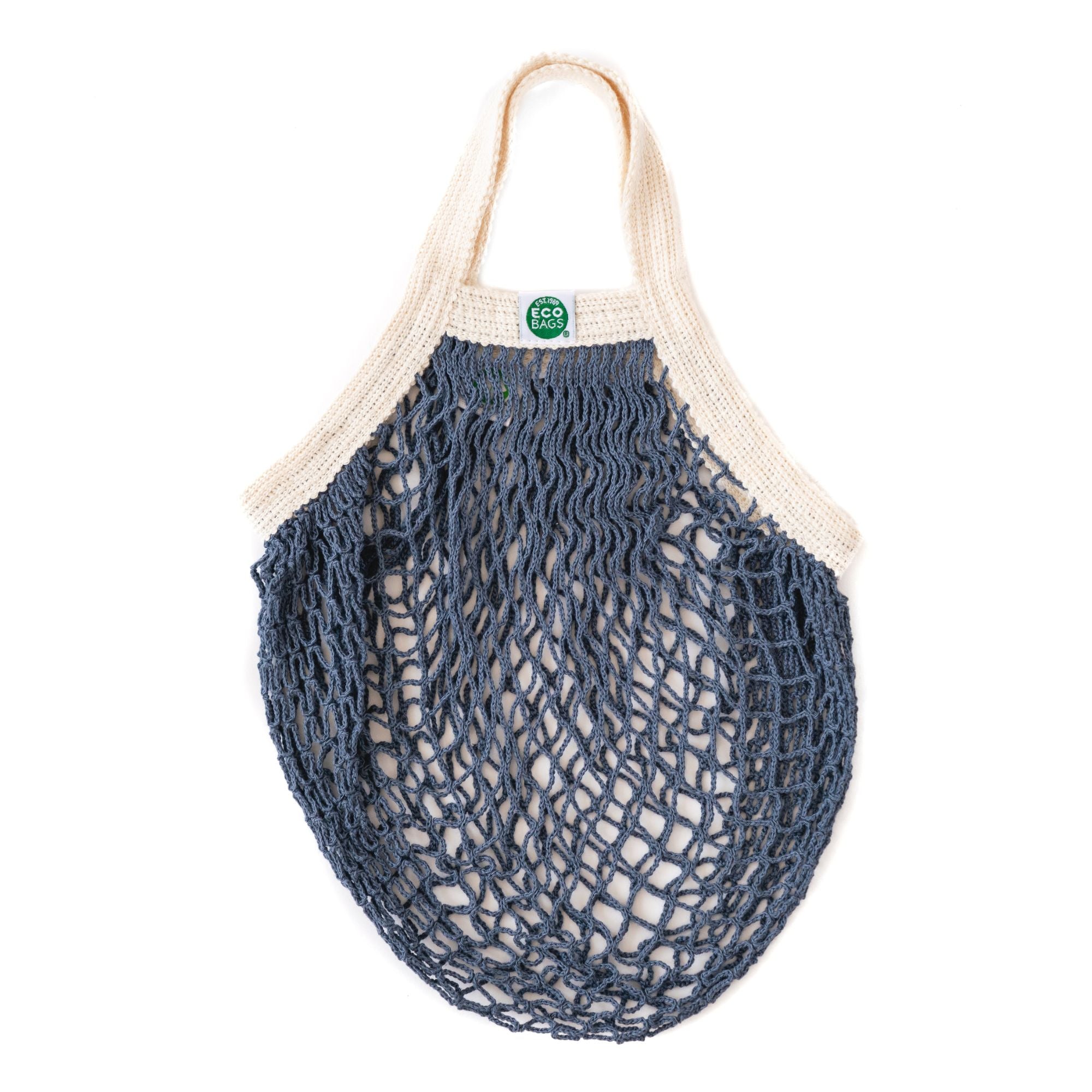 Blue and natural ECOBAGS Mini String Bag