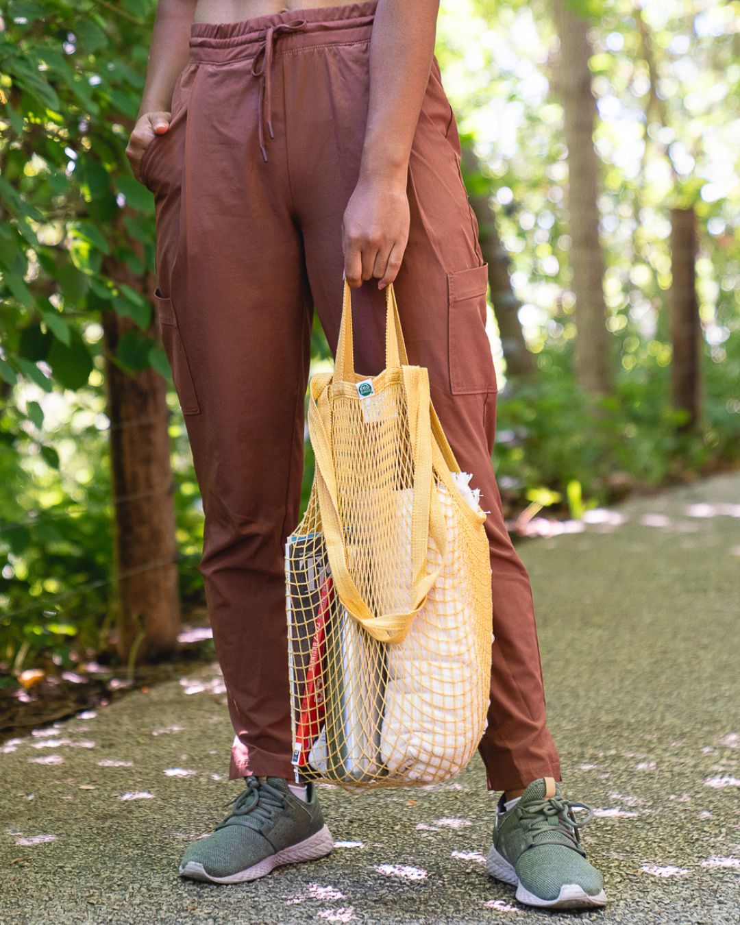 Cellulose Dual Handle String Bag.