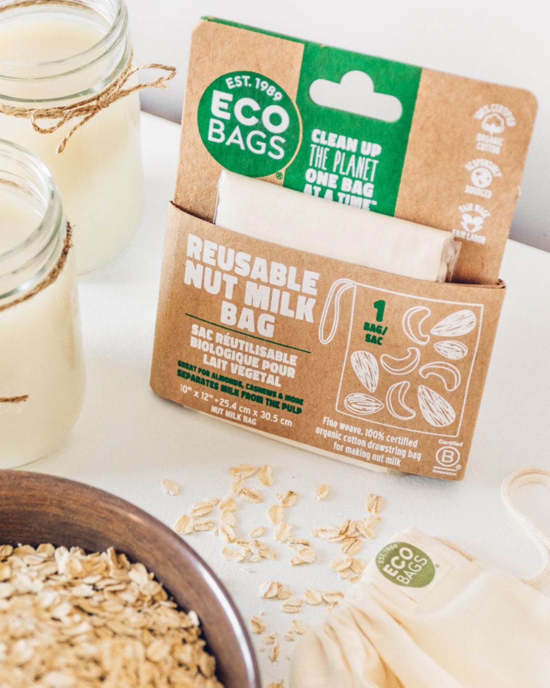 Organic Nut Milk Bag.