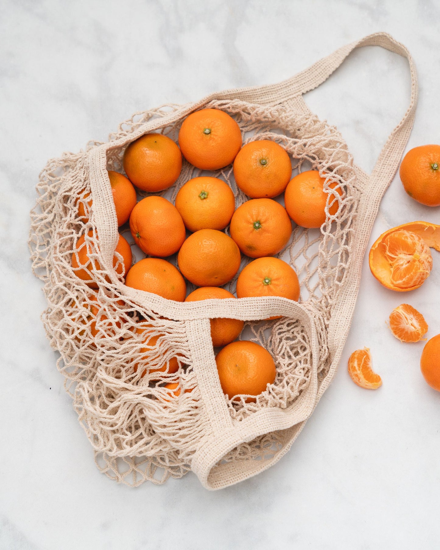 Organic Cotton String Bag | Tote Handle.