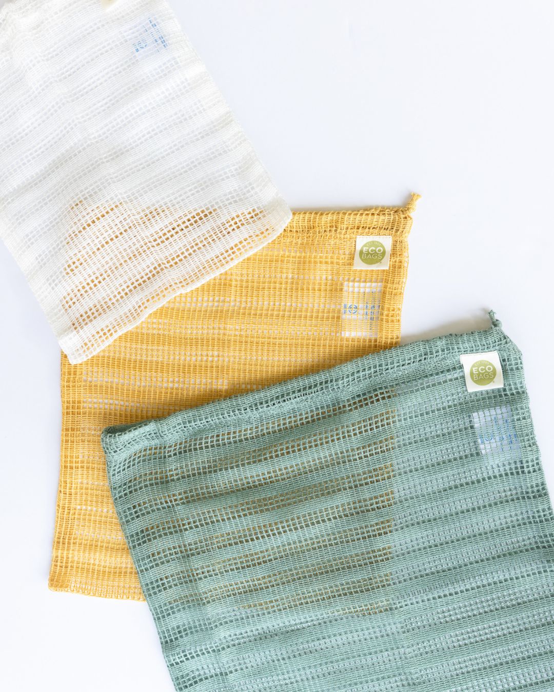 Packaged Cellulose Reusable Produce Bags | 3 Pack.
