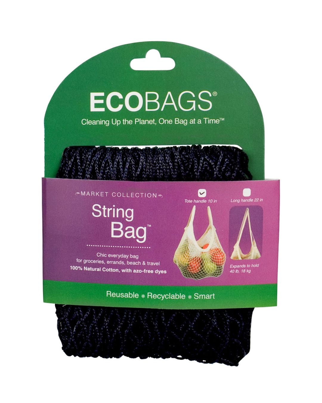 Natural Cotton Tote Handle String Bag | Retired Packaging.