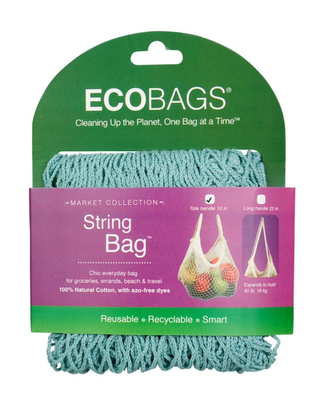 Natural Cotton Tote Handle String Bag | Retired Packaging.