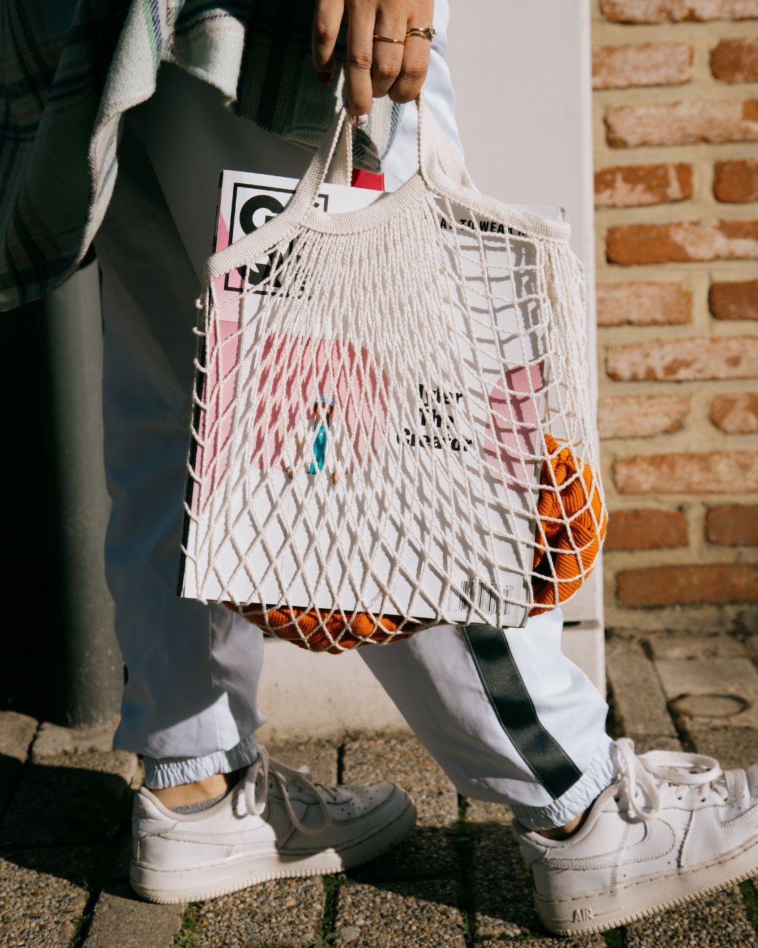 Natural Cotton Tote Handle String Bag | Retired Packaging.