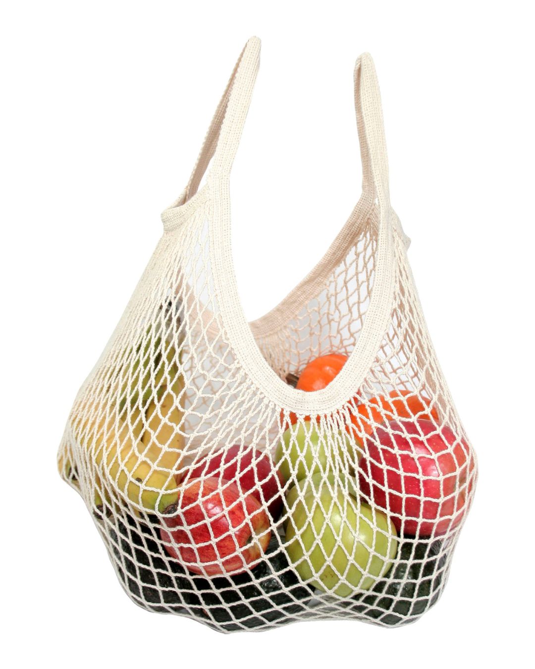 Packaged Natural Cotton String Bag | Tote Handle.