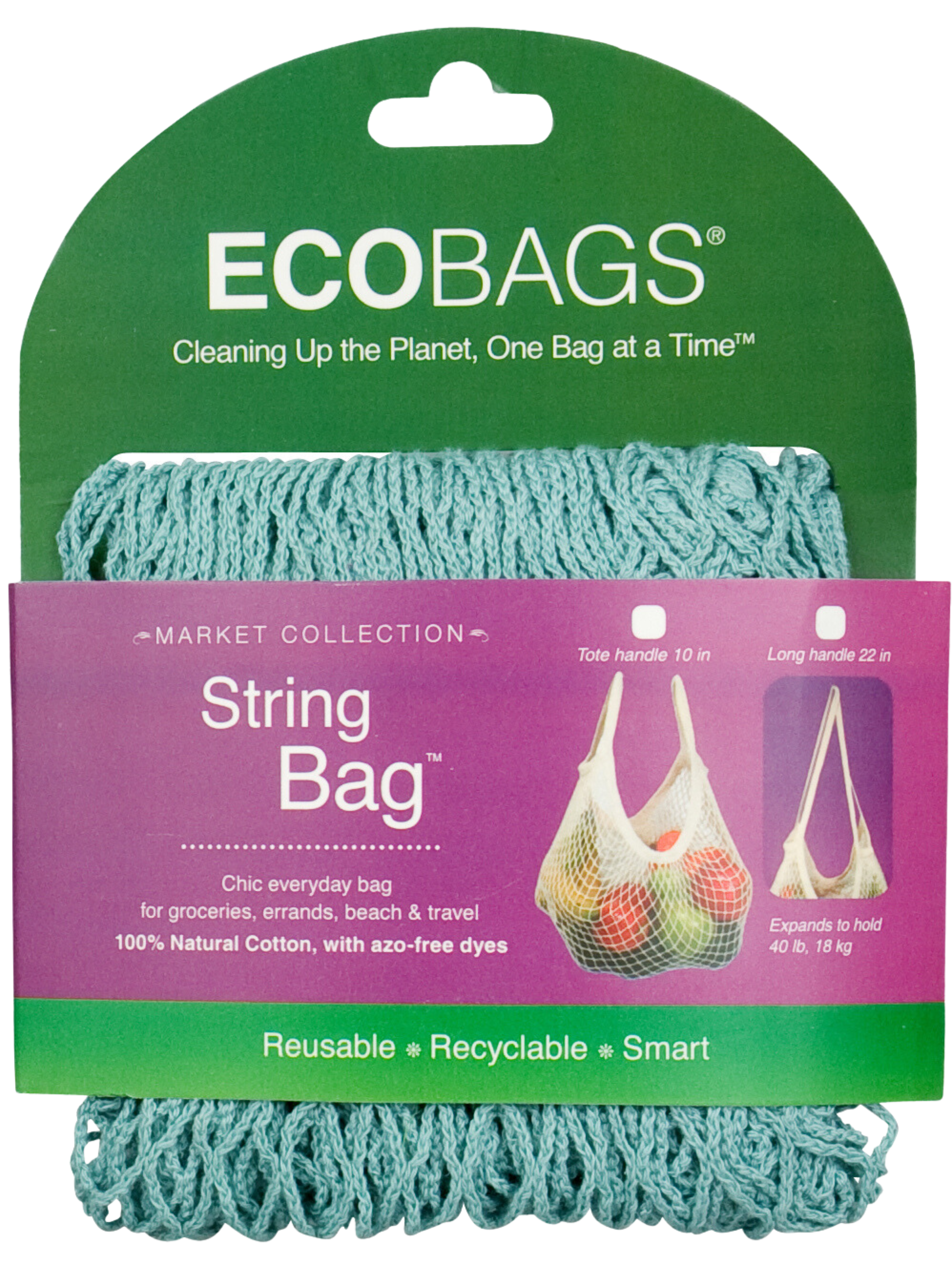 PACKAGED STRING BAG - TOTE HANDLE - RETIRED PACKAGING