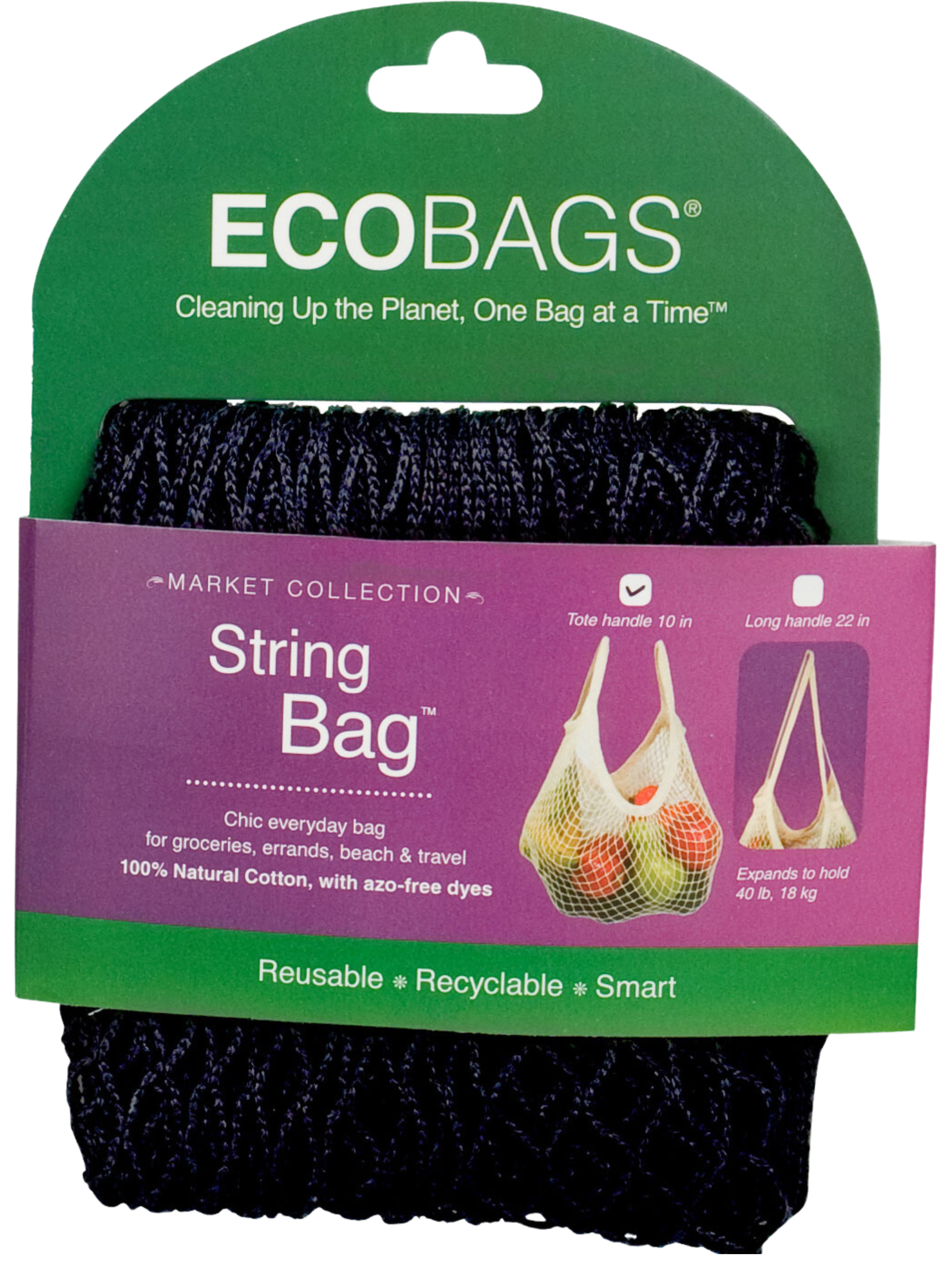 PACKAGED STRING BAG - TOTE HANDLE - RETIRED PACKAGING