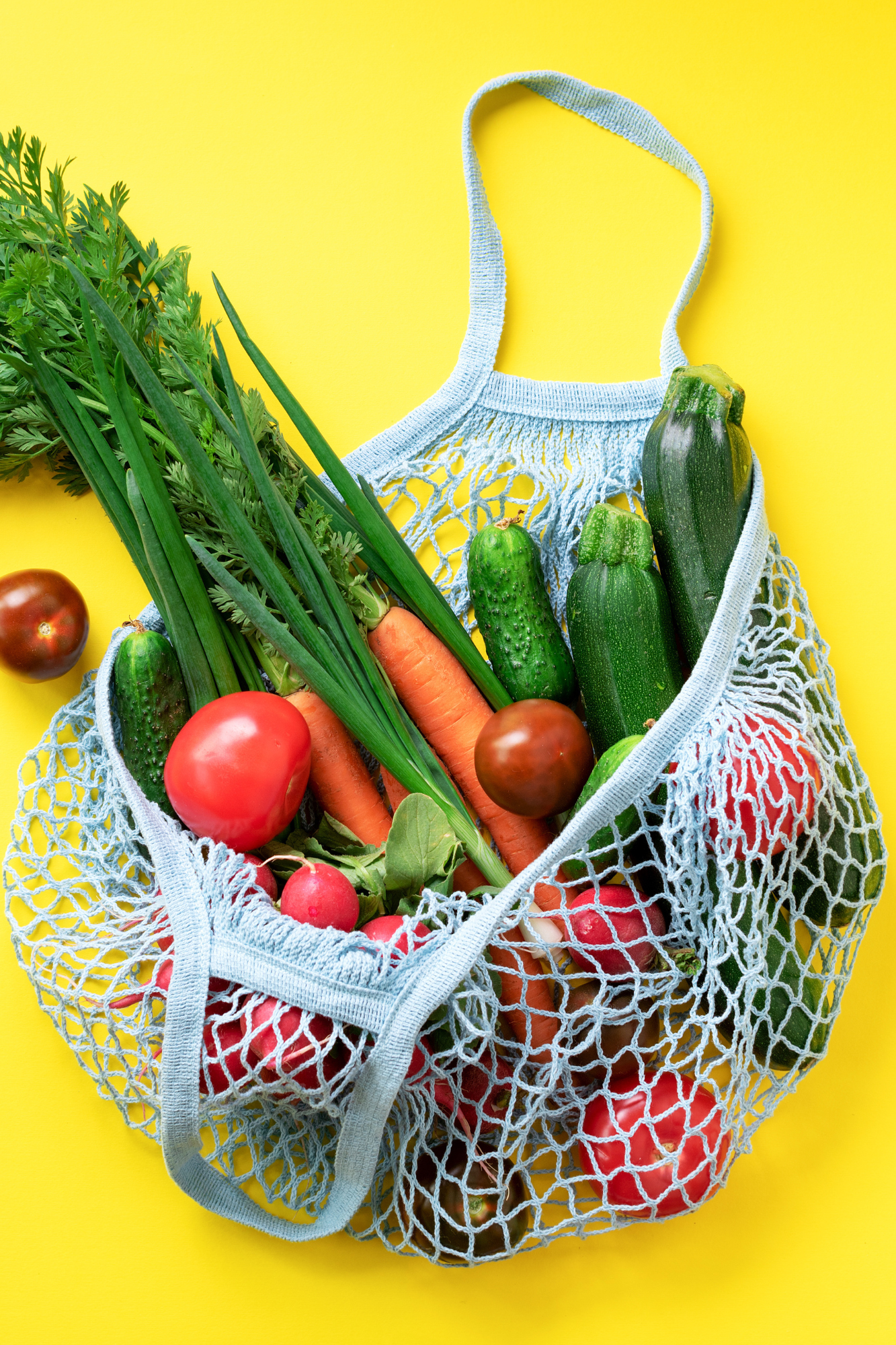 PACKAGED STRING BAG - TOTE HANDLE - RETIRED PACKAGING